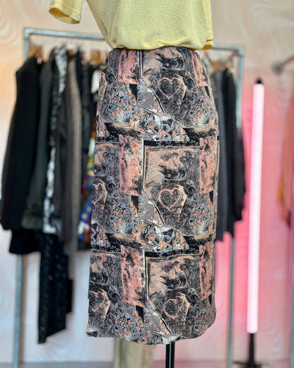 Jupe longue à motifs | T. 38/40
