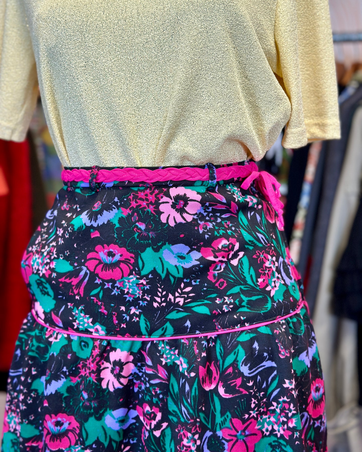 Jupe à volants à fleurs | T. 32