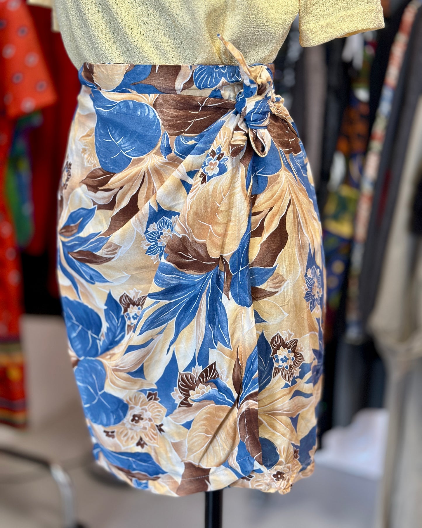 Jupe portefeuille de plage | T. 34