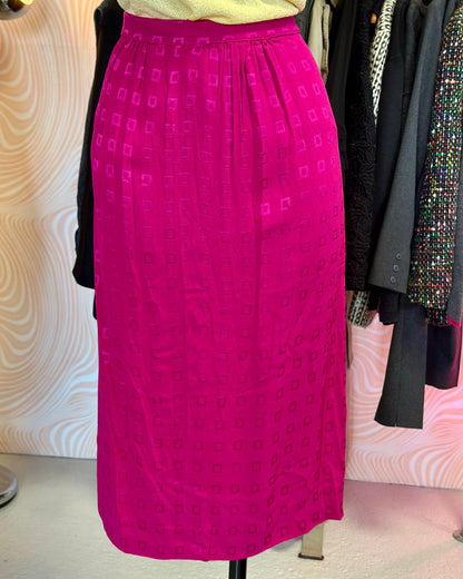 Jupe longue fluide rose | T. 36/37