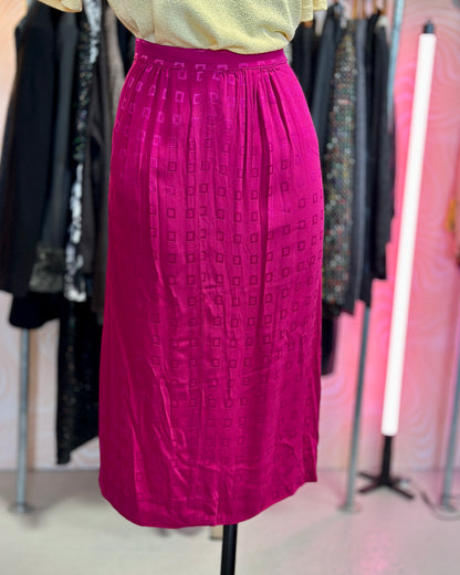 Jupe longue fluide rose | T. 36/37