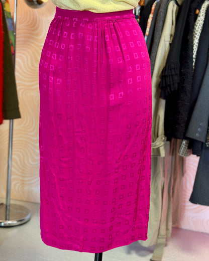 Jupe longue fluide rose | T. 36/37