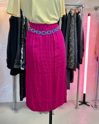 Jupe longue fluide rose | T. 36/37