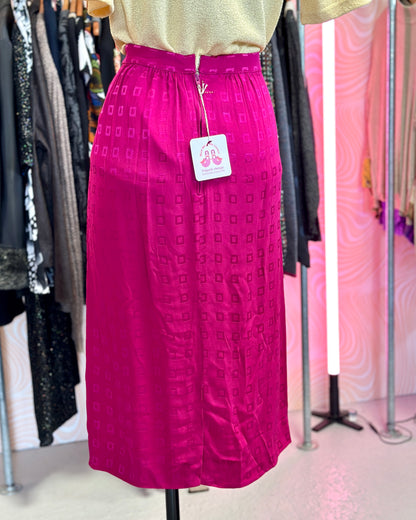 Jupe longue fluide rose | T. 36/37