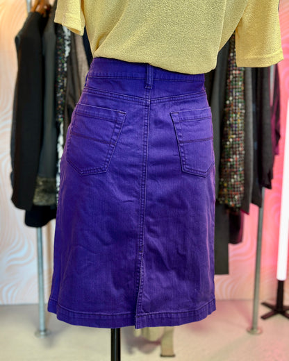Jupe en jean violette | T. 40