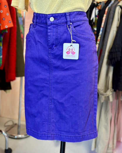 Jupe en jean violette | T. 40