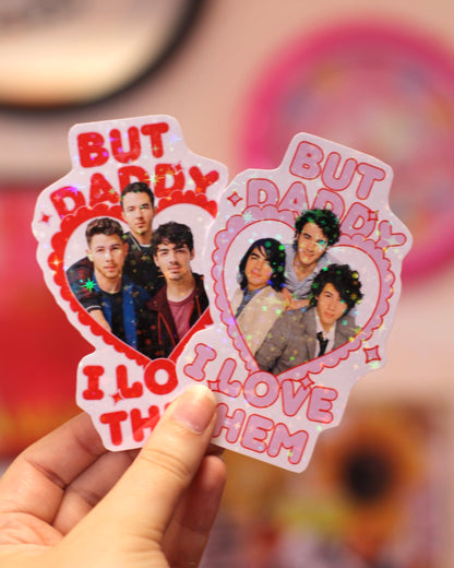 Sticker Jonas Brothers - Daddy I love him