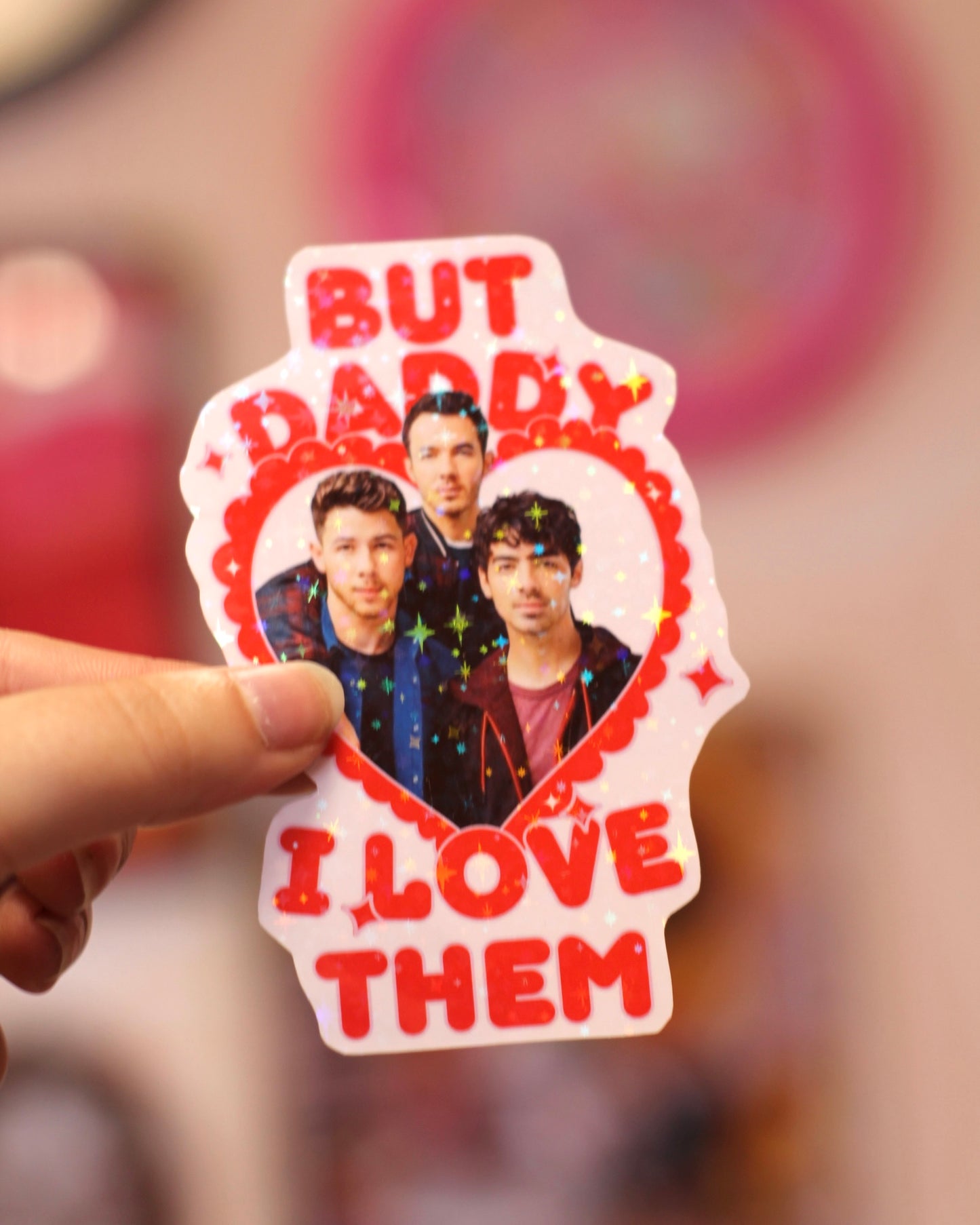 Sticker Jonas Brothers - Daddy I love him