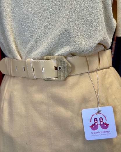 Mini-jupe jaune pastel | T. 36/38