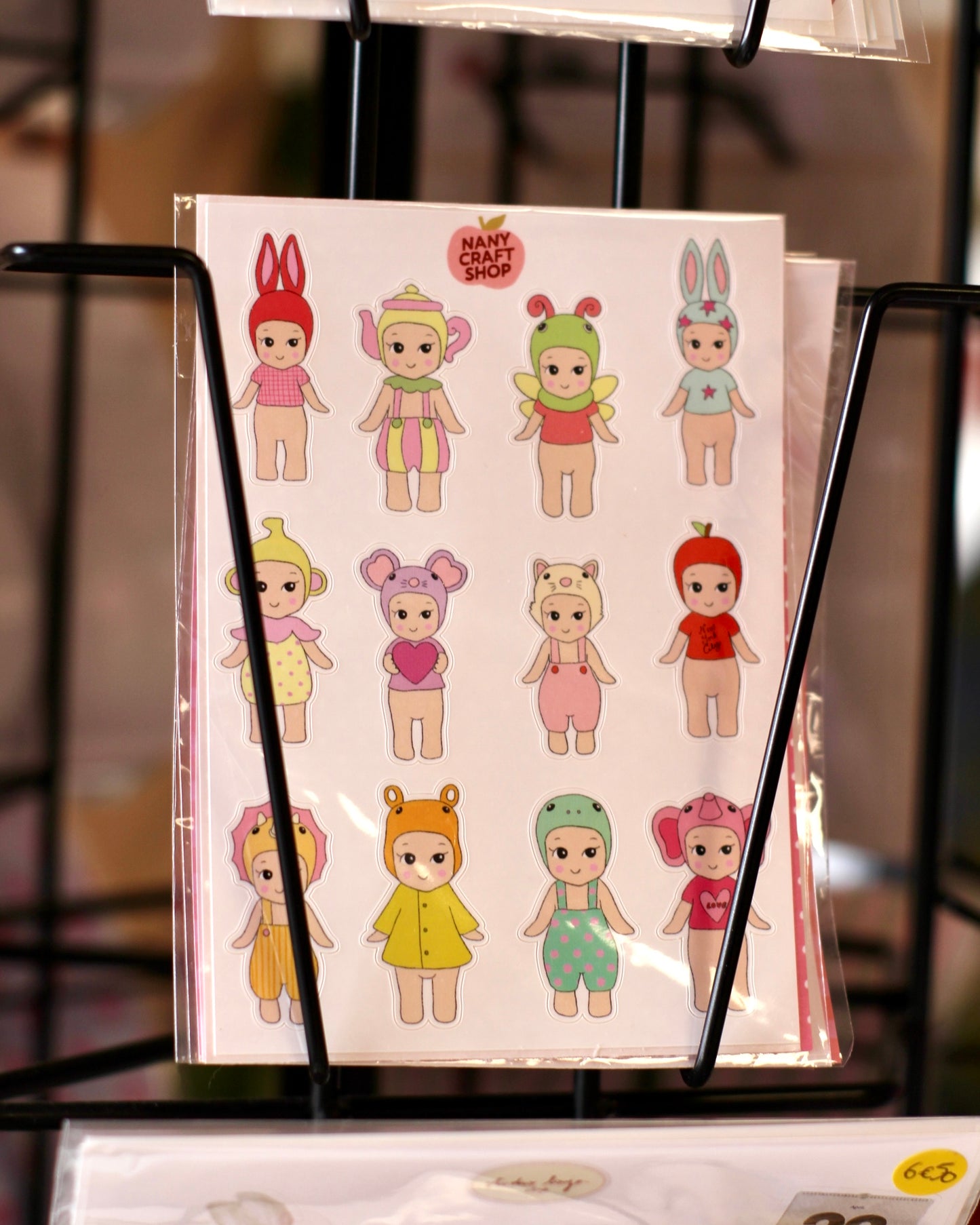 Planche stickers A6 - Baby