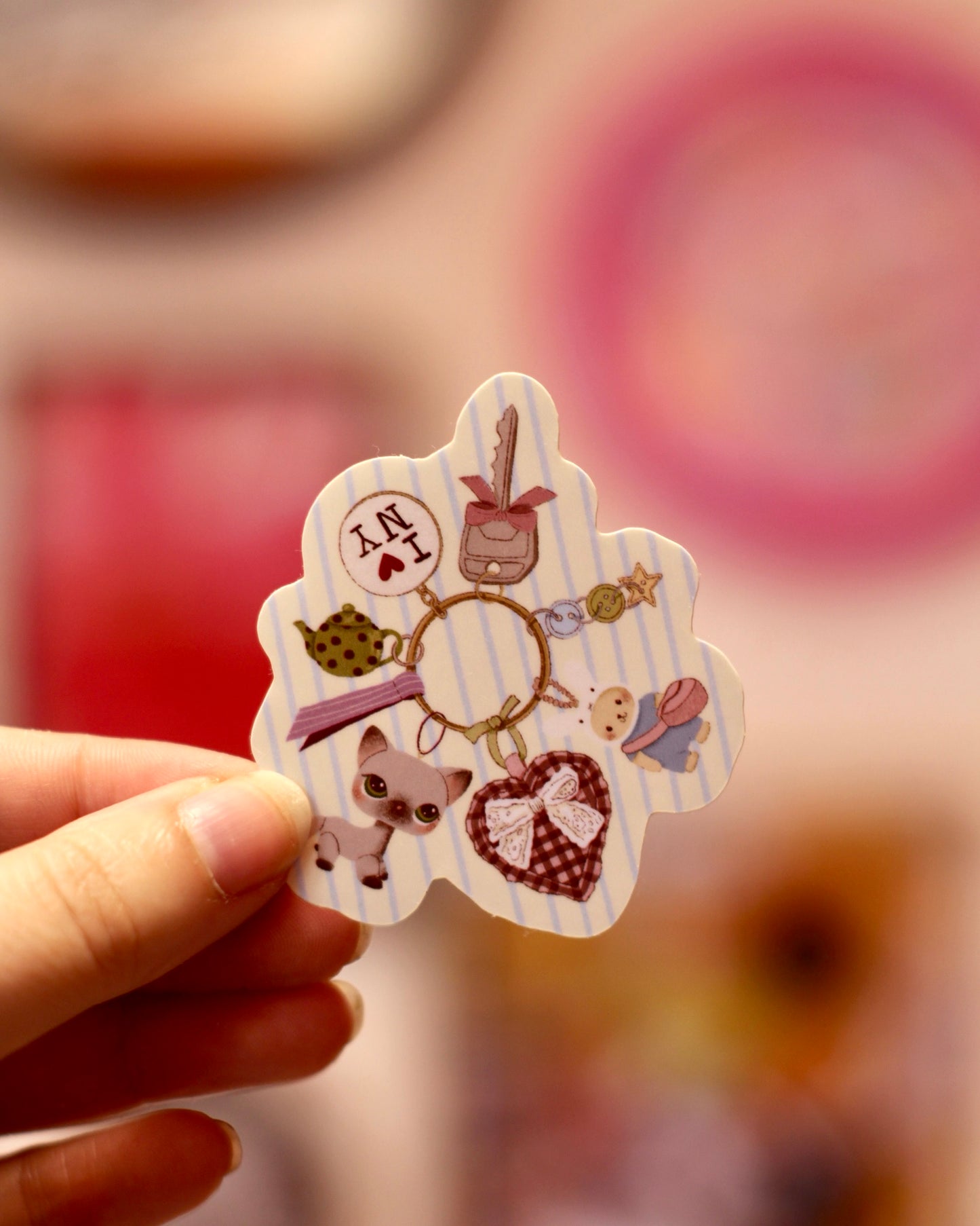 Sticker Porte-clé