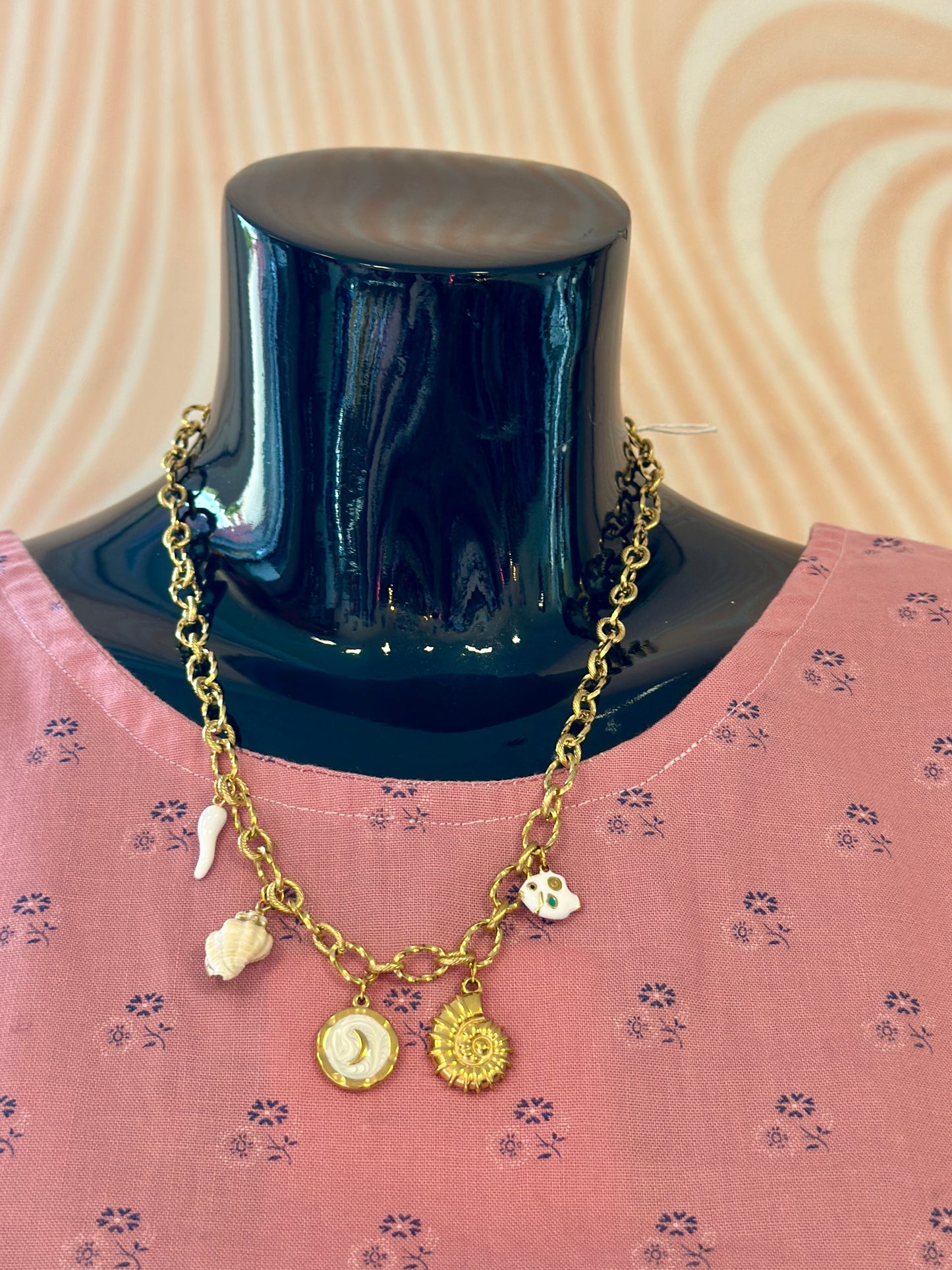 Collier à charms Coquillages & Crustacés