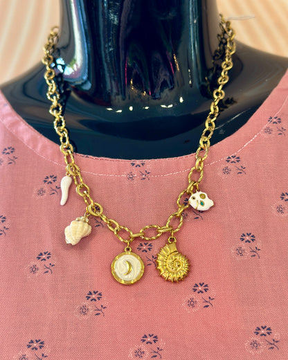 Collier à charms Coquillages & Crustacés