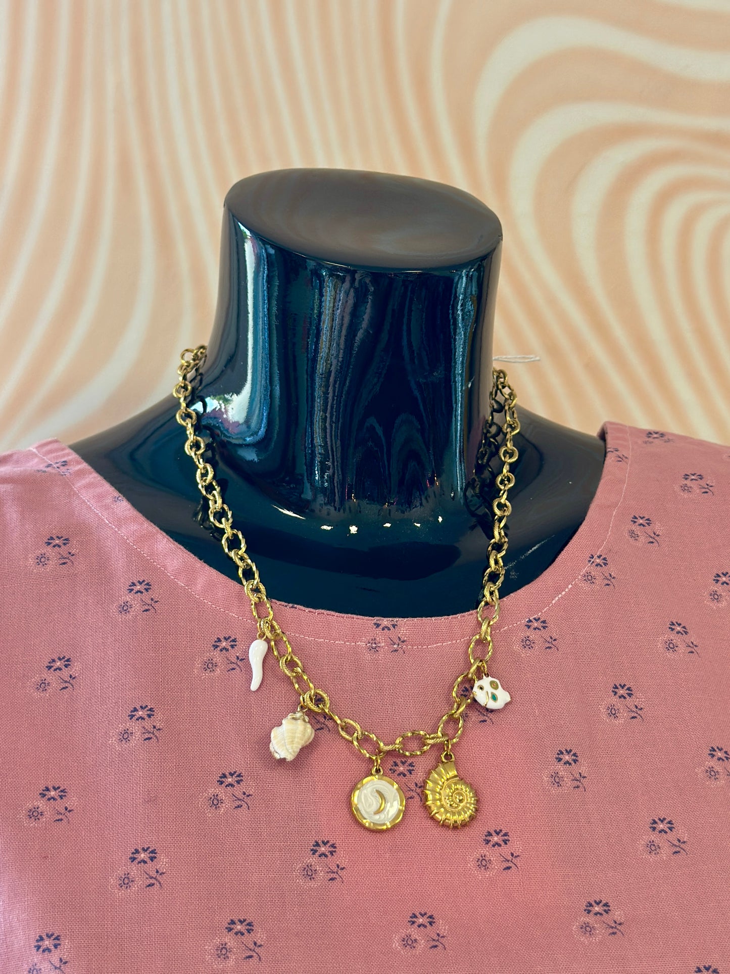 Collier à charms Coquillages & Crustacés