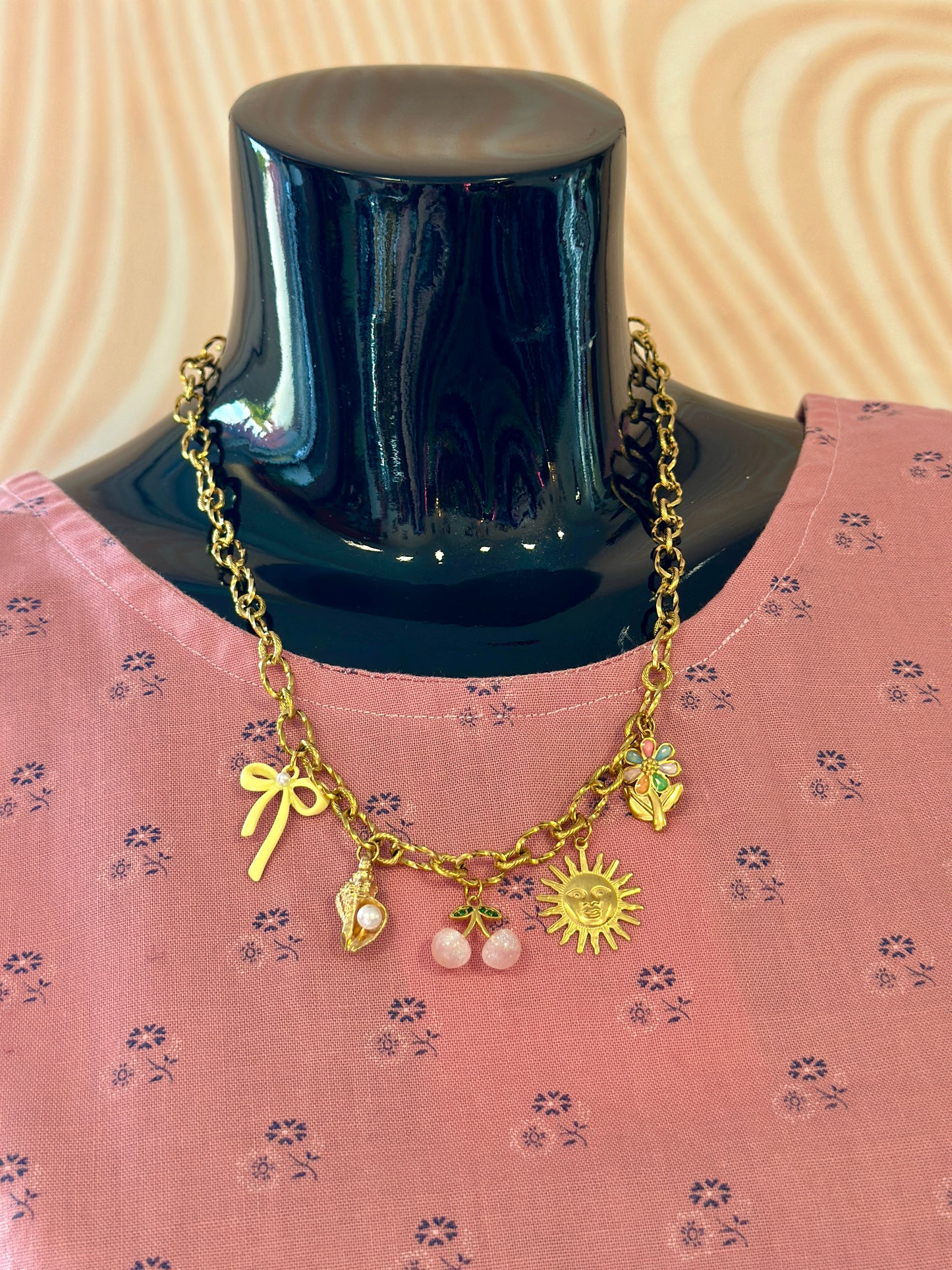 Collier à charms Coquette