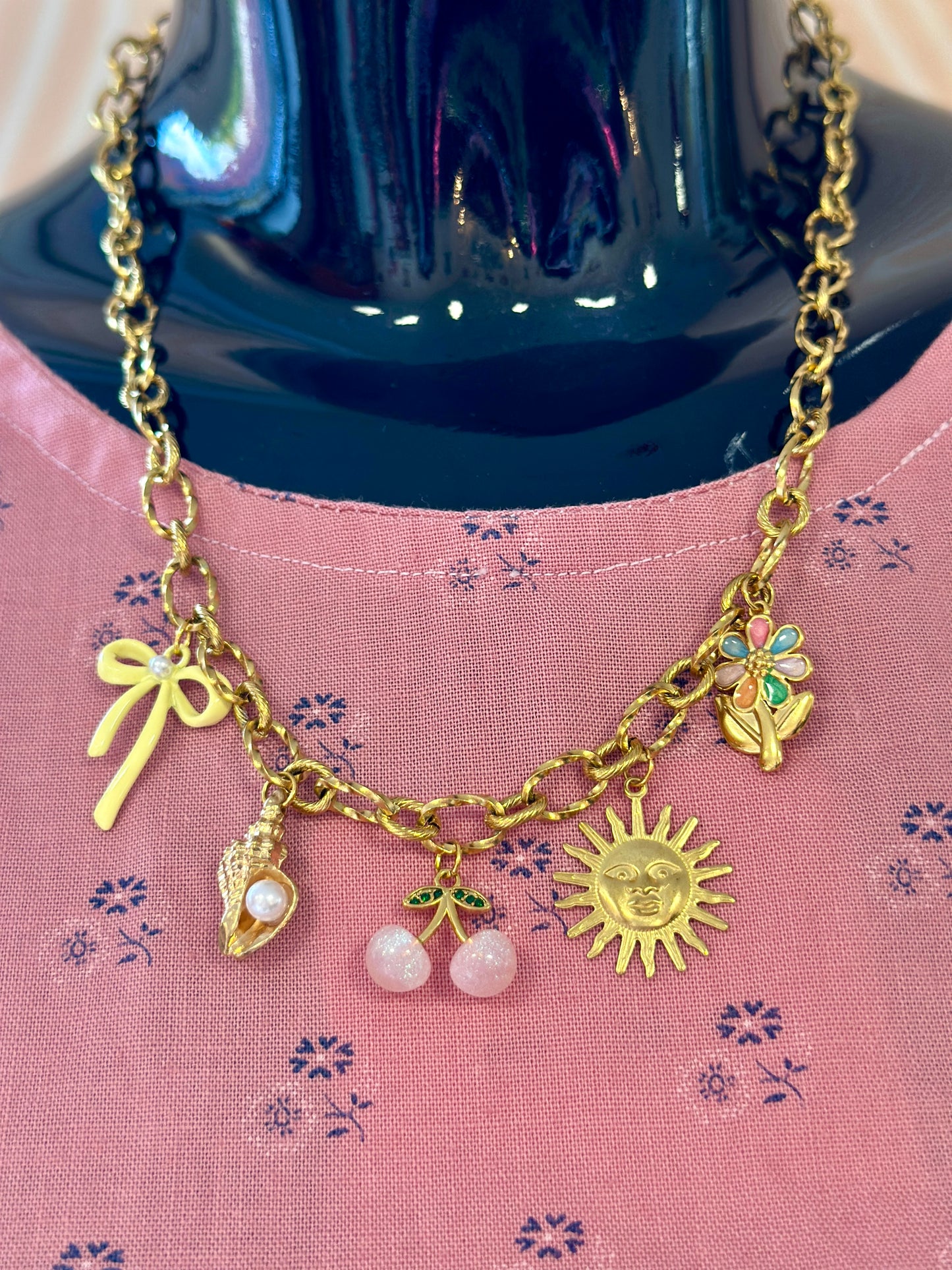 Collier à charms Coquette