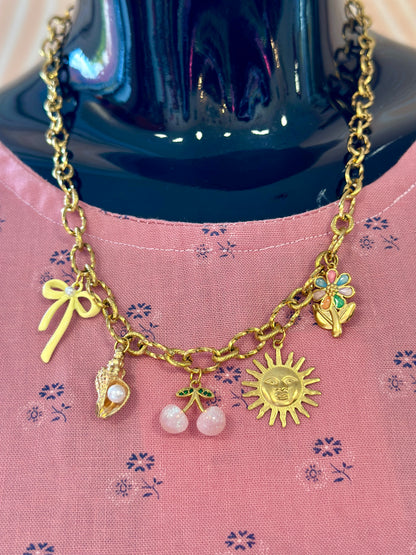 Collier à charms Coquette