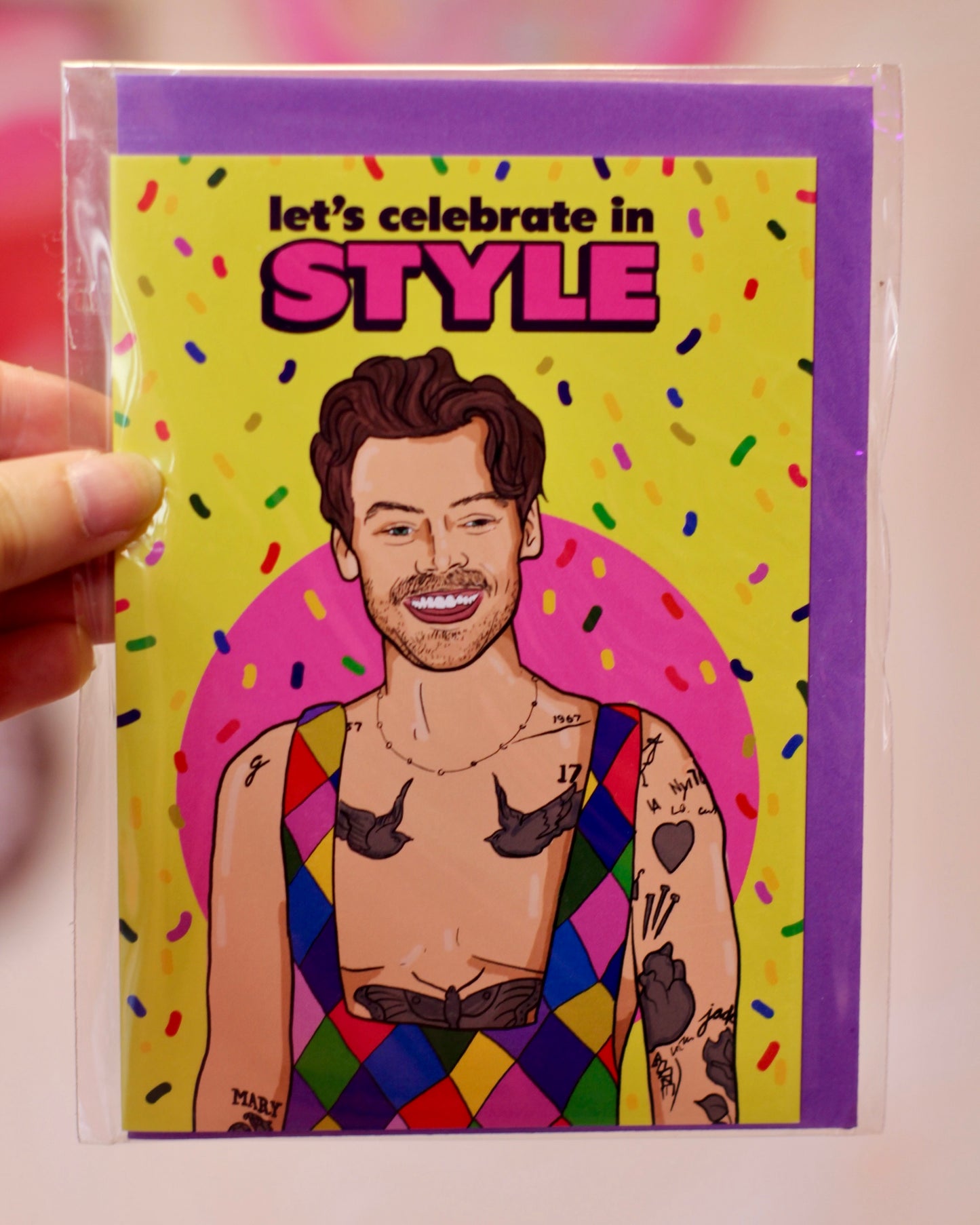 Carte Postal Let's Celebrate in Style