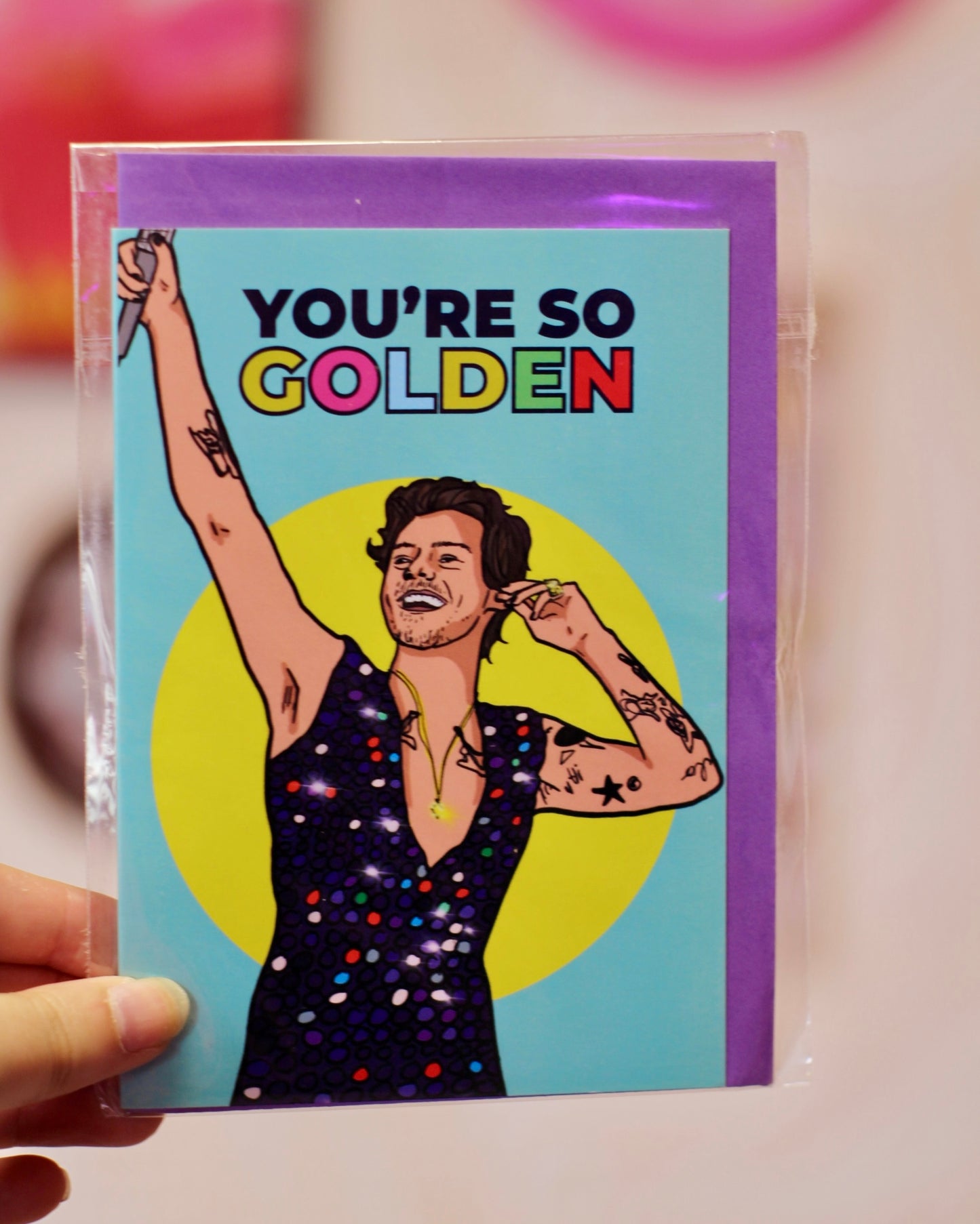 Carte Postale You're So Golden