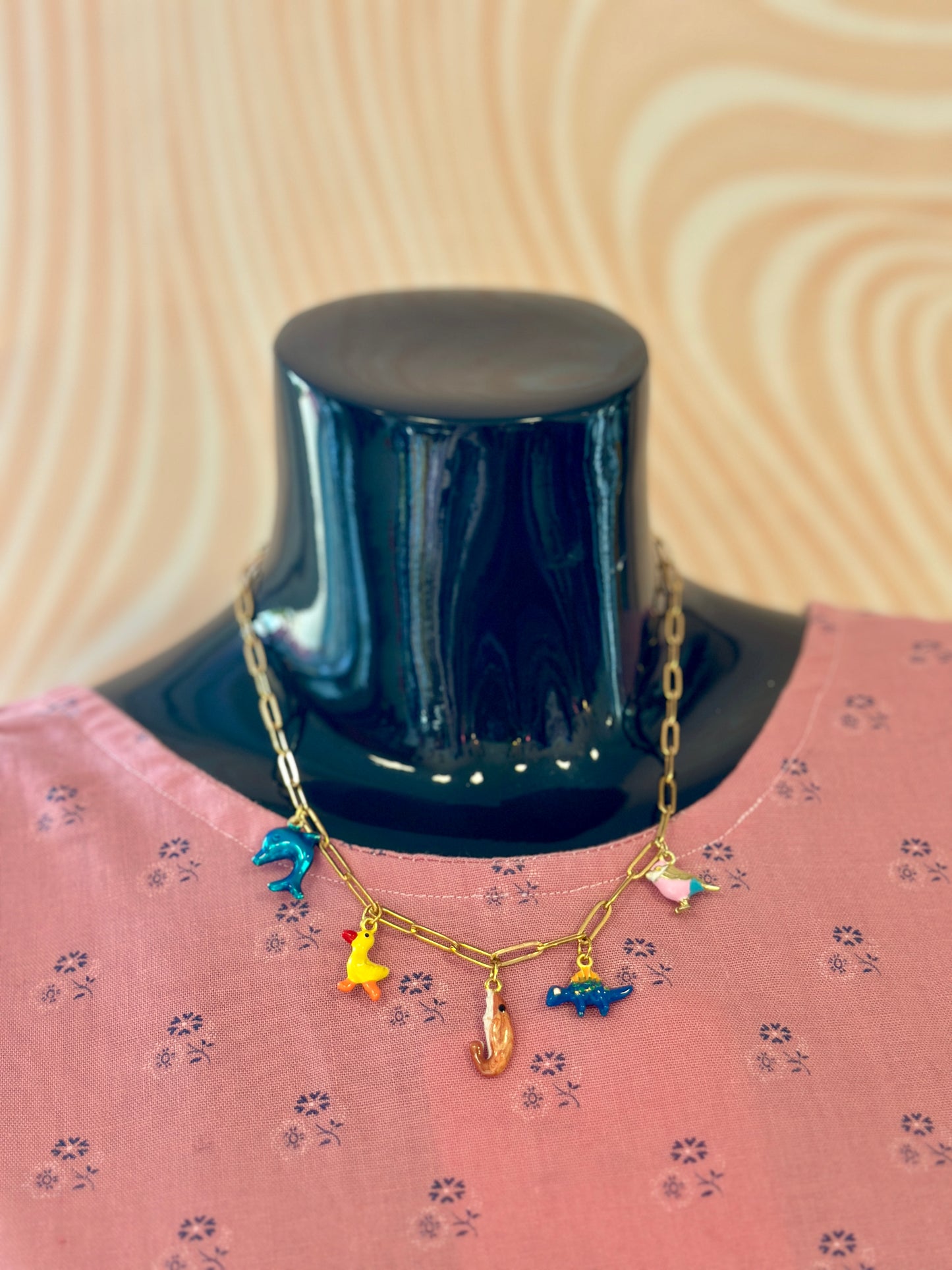 Collier à charms Les animaux