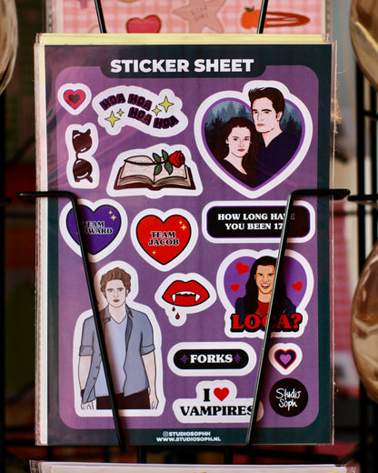 Planche de stickers A5 - Twilight