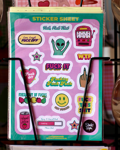 Planche de stickers A5 - Aliens
