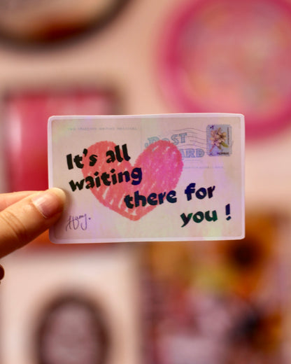 Sticker It's all waiting there for you
