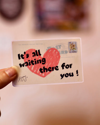 Sticker It's all waiting there for you