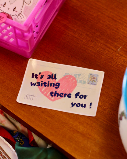 Sticker It's all waiting there for you