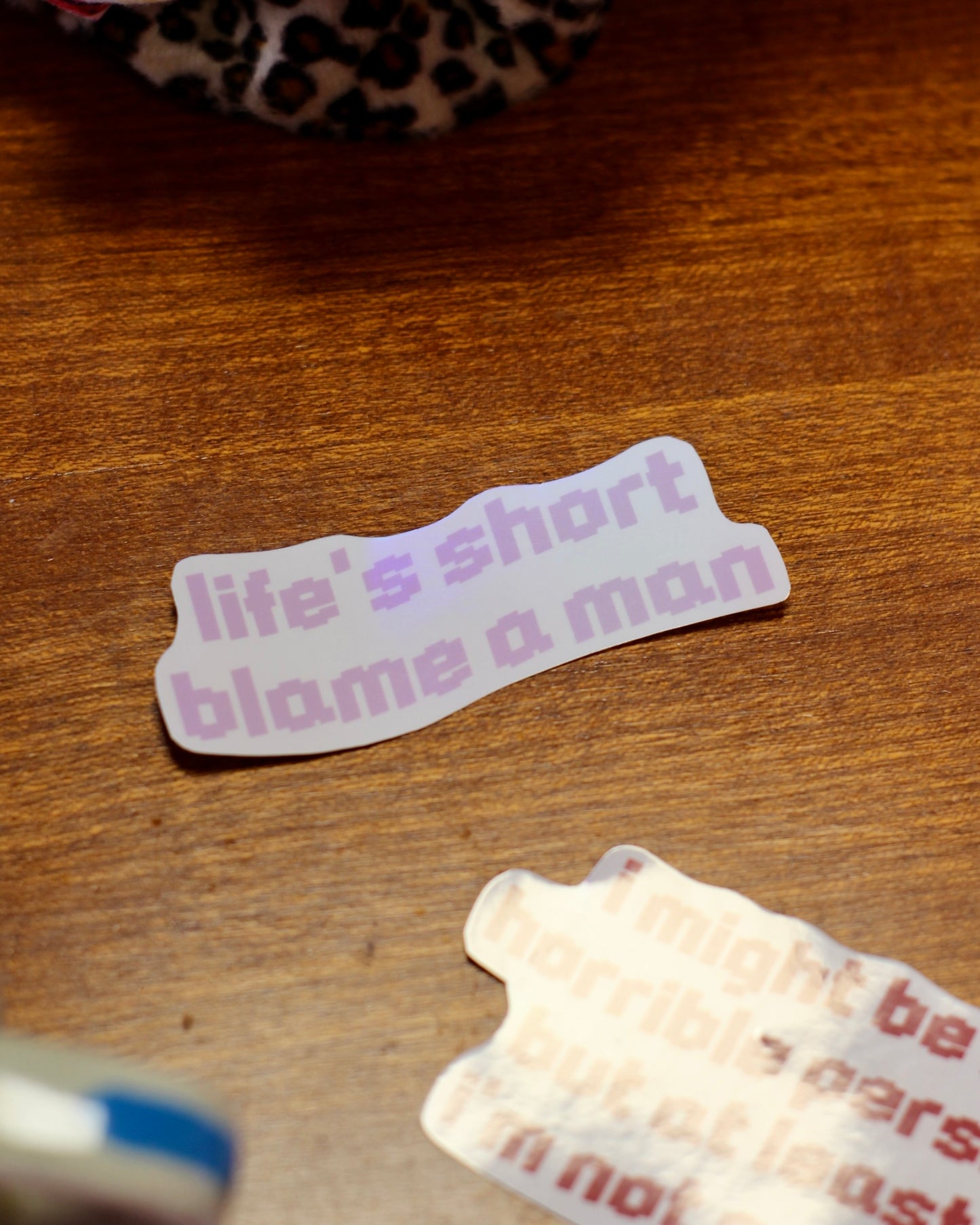 Sticker à message Holographique