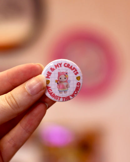 Badge Crafty Girly