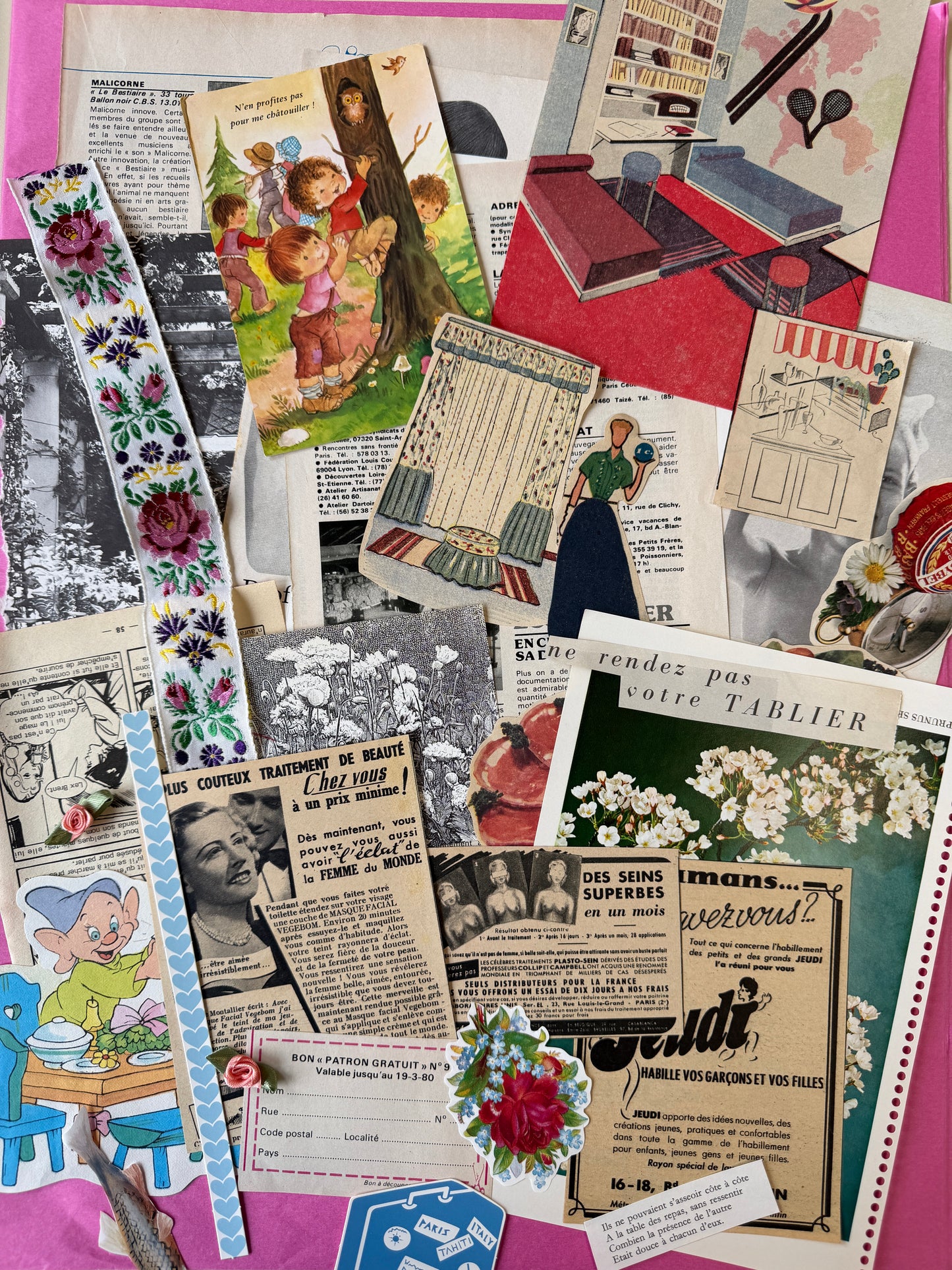 Pochette Scrapbooking | Votre tablier