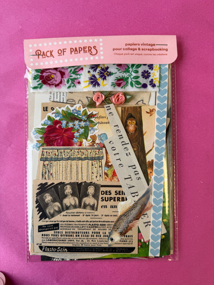 Pochette Scrapbooking | Votre tablier