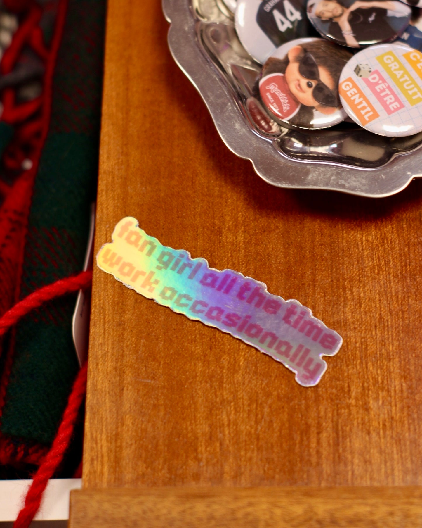 Sticker fan girl all the time