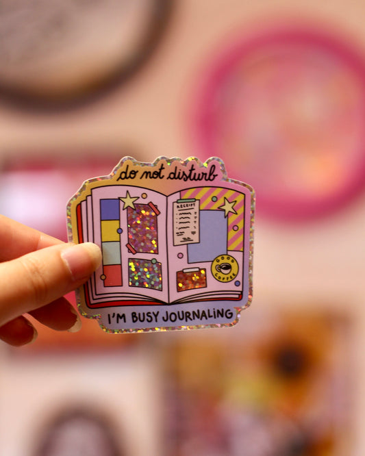 Sticker Busy journaling