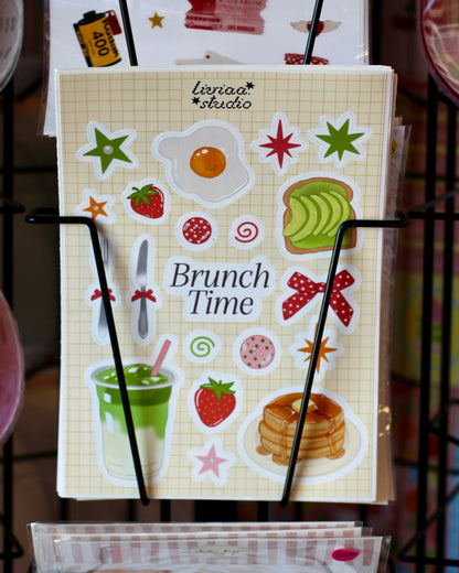 Planche de Stickers A5 - Brunch Time