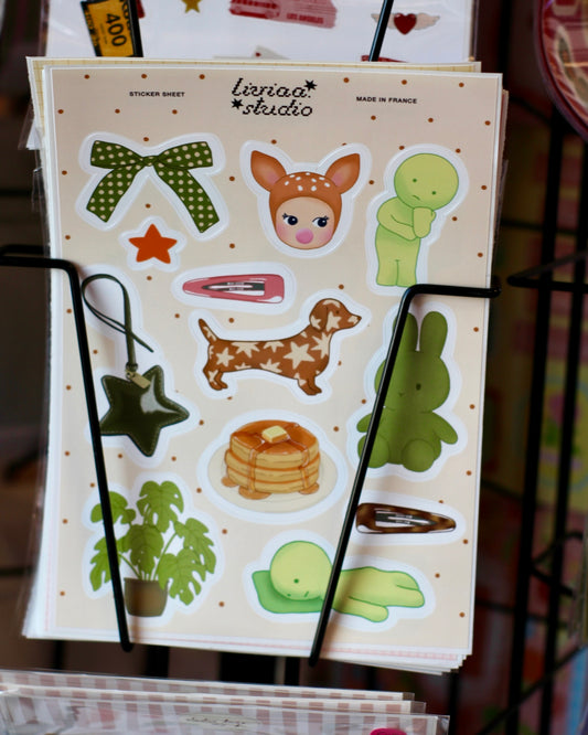 Planche de stickers A5 - COZY HOME