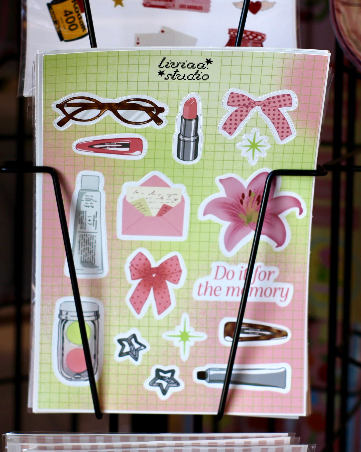 Planche de Stickers A5 - Souvenirs de Printemps