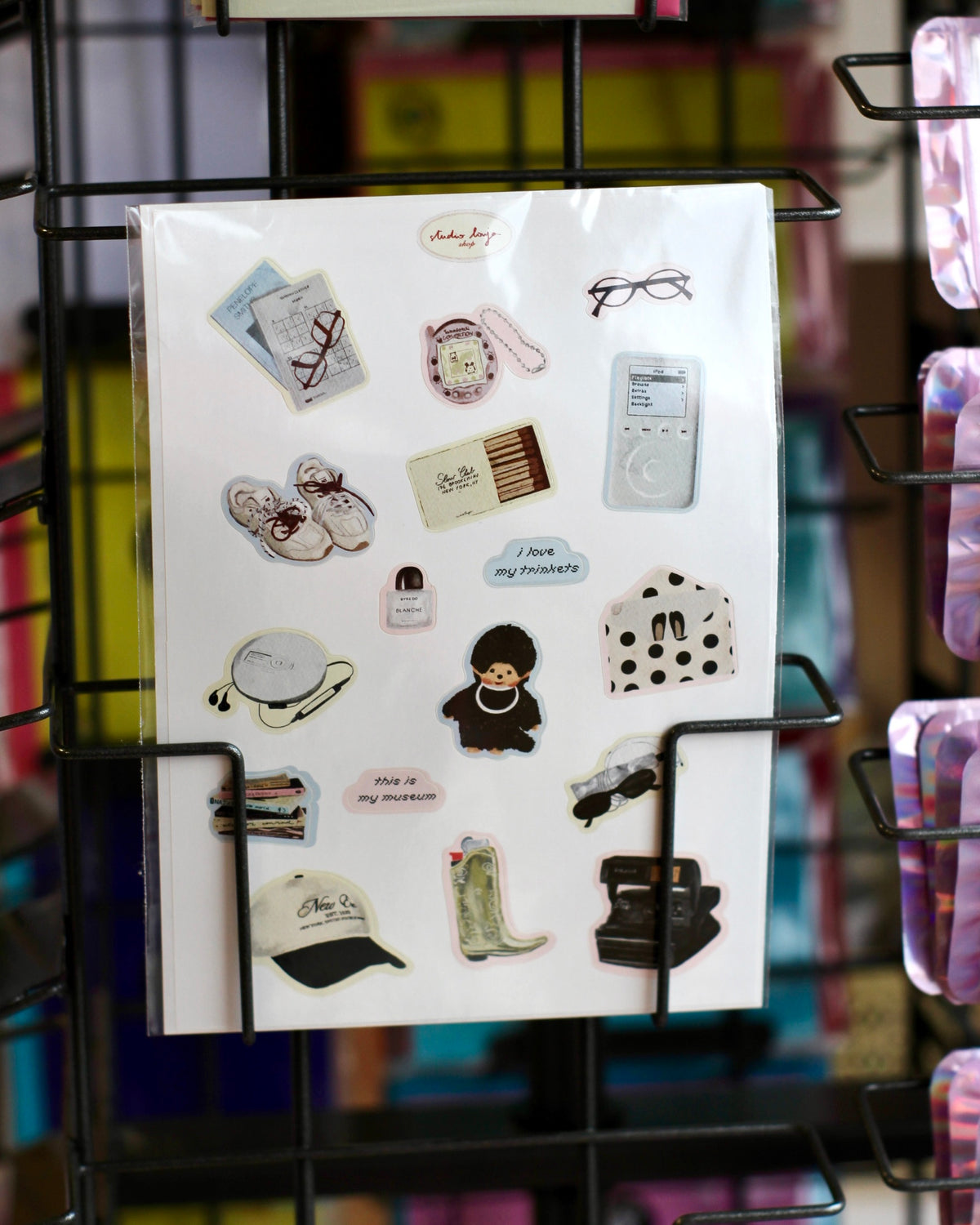 Planche de Stickers A5 - My trinkets
