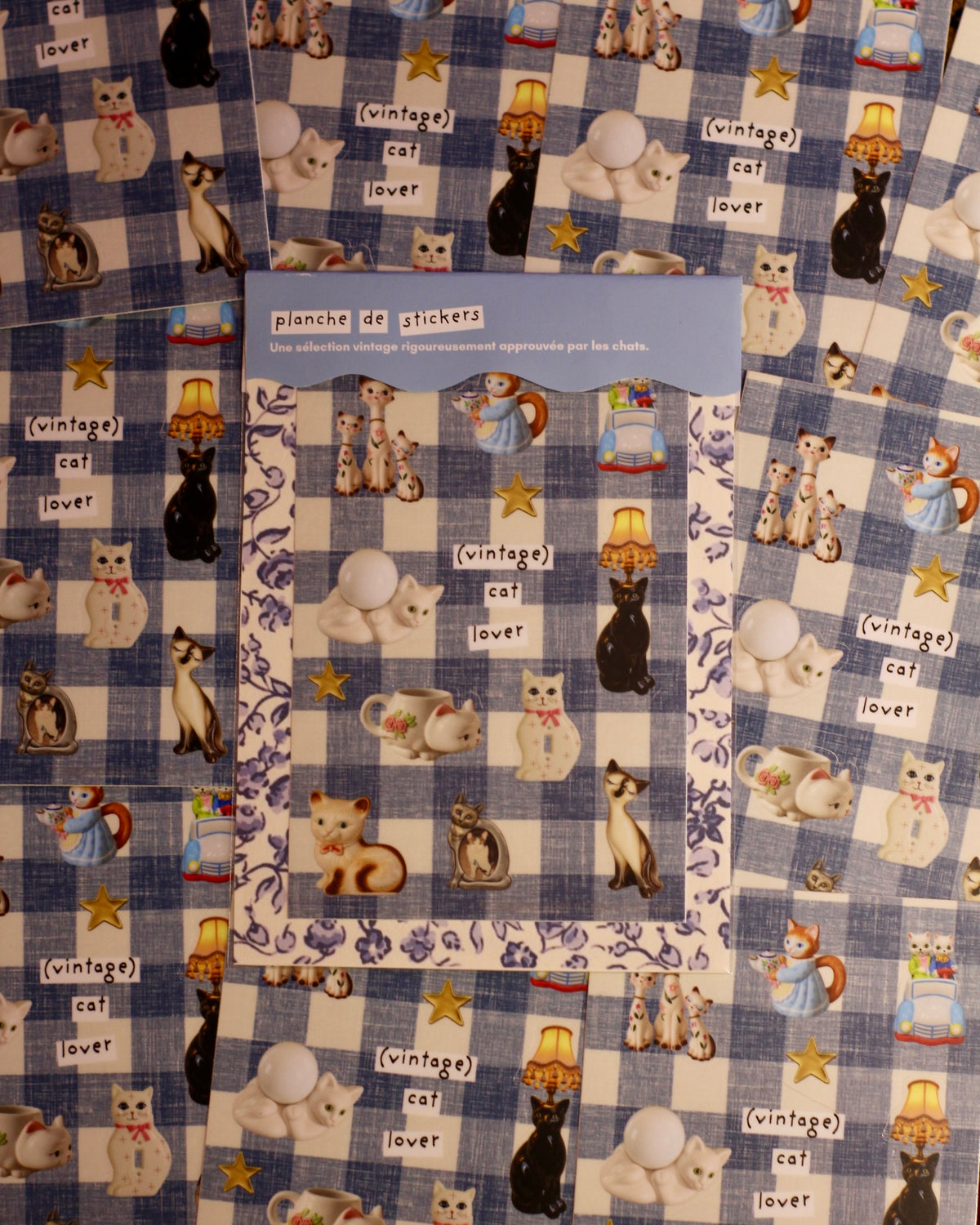 Planche de stickers A6 - Cat Lover
