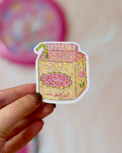 Sticker Creative Drink