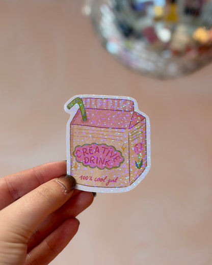 Sticker Creative Drink