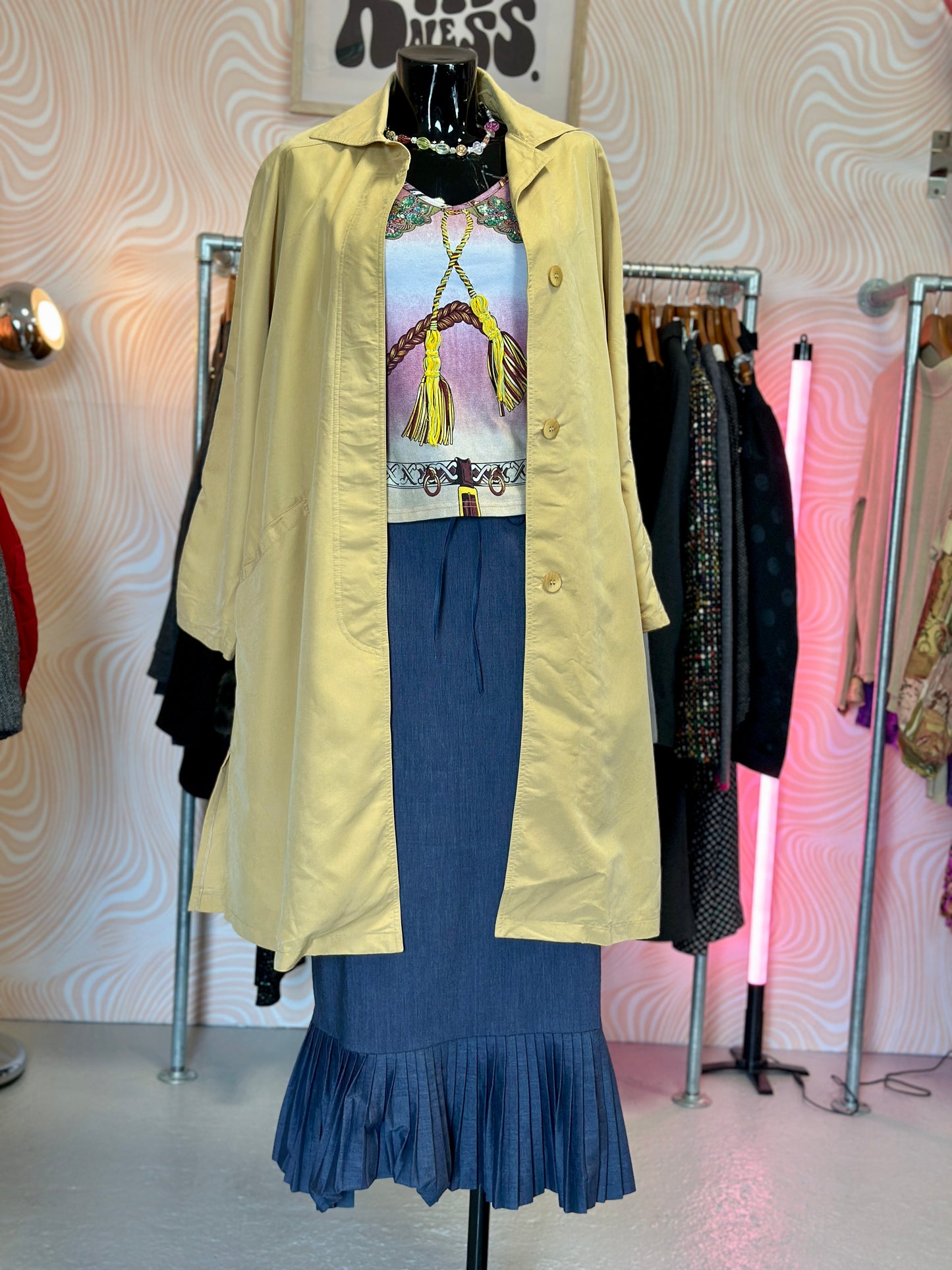 Trench jaune pastel | T. M