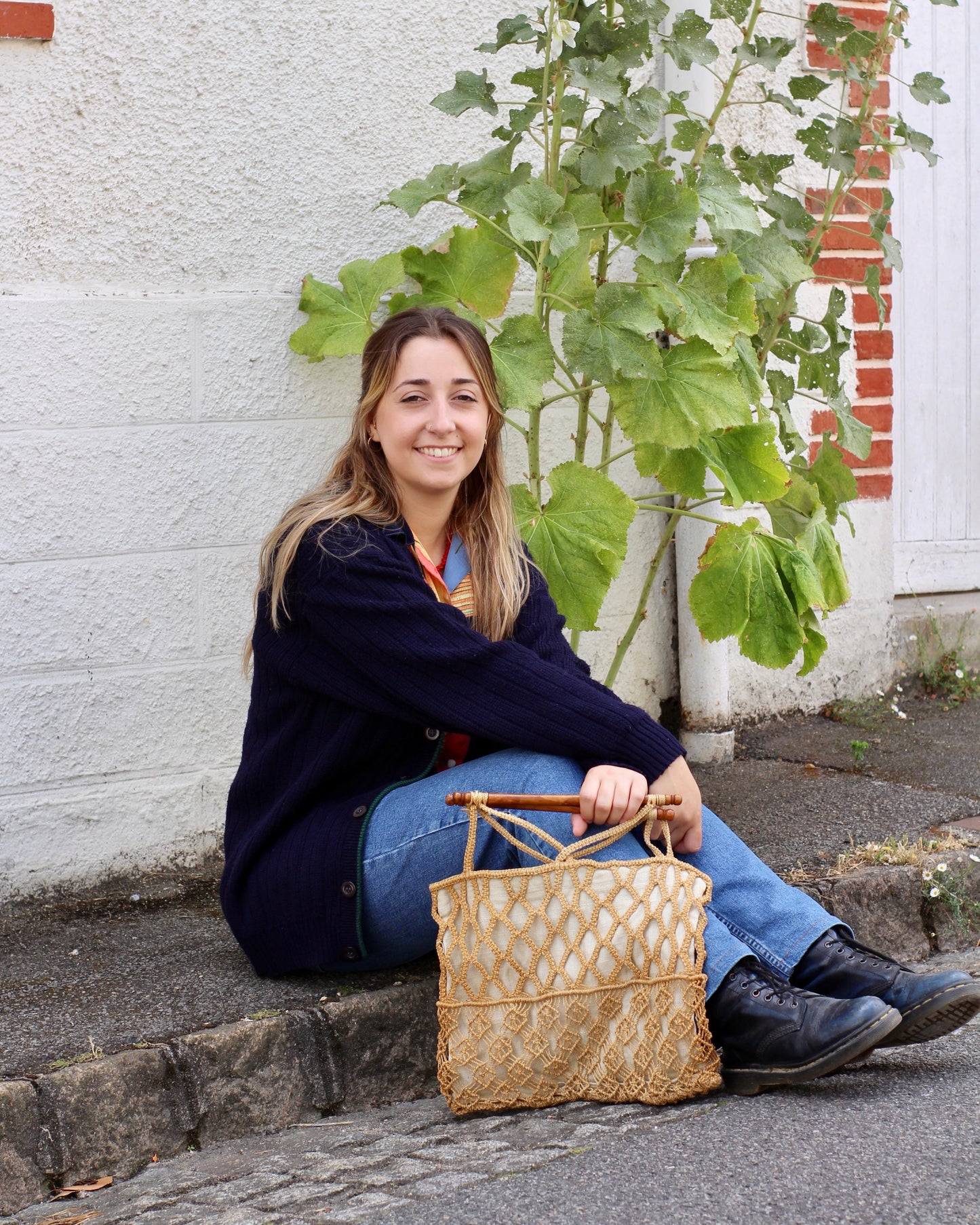 Sac à main tressé