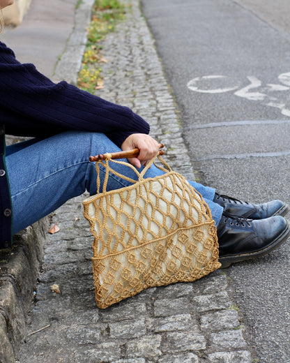 Sac à main tressé