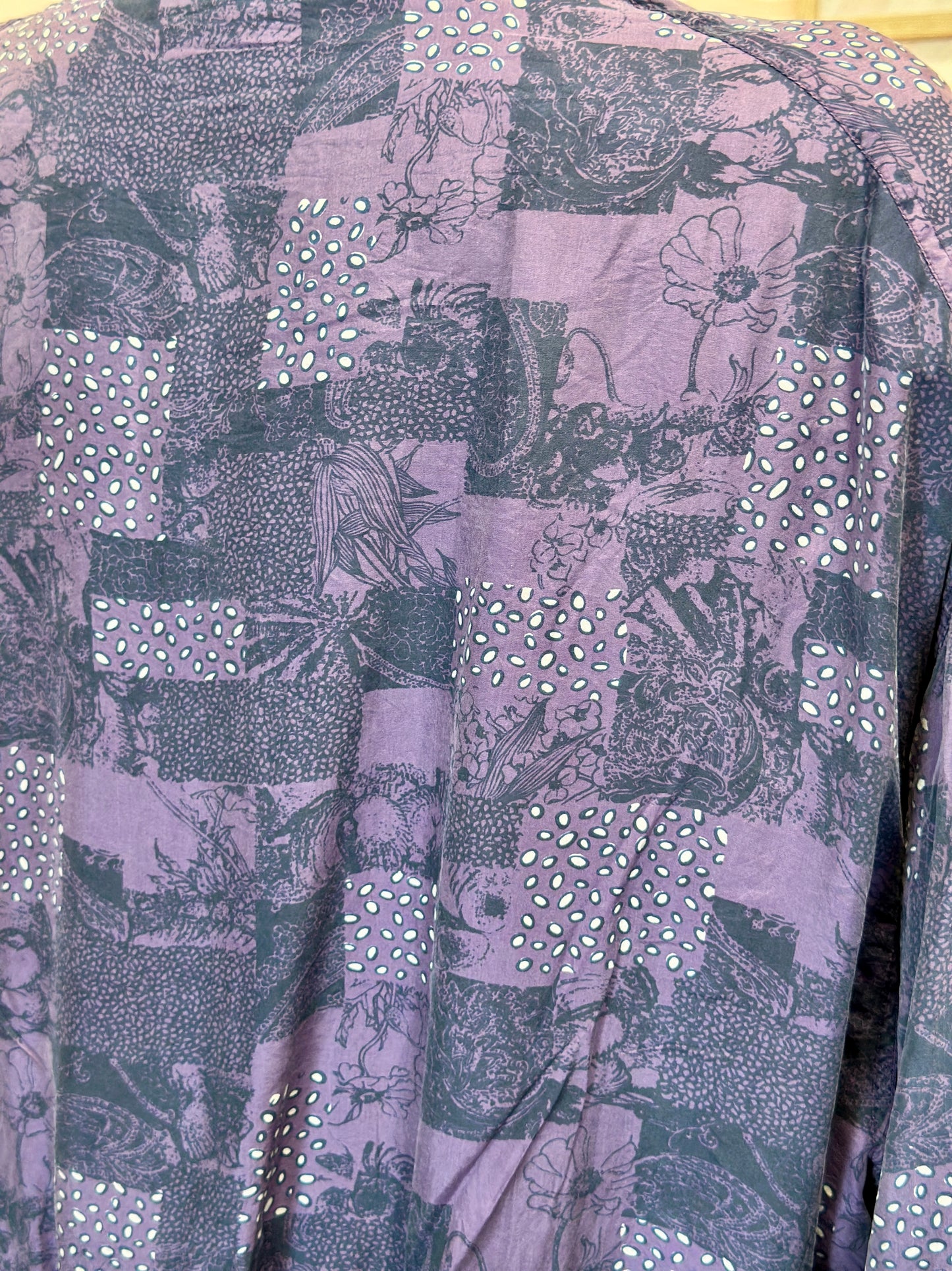 Bomber en soie violet ¬ T. L / XL