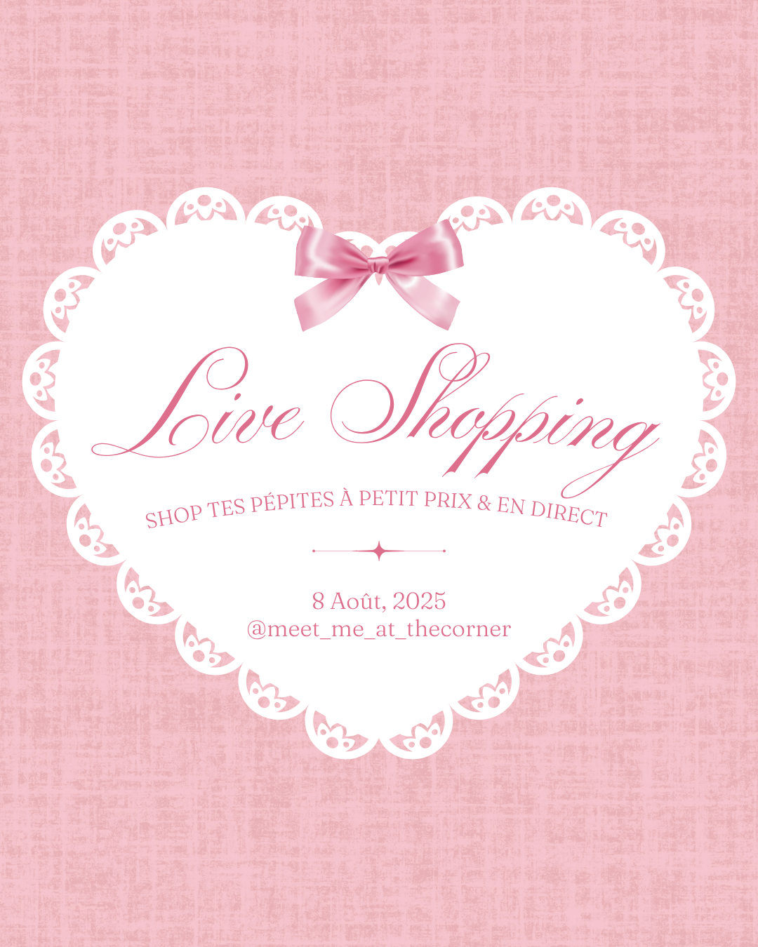 Acompte Live Shopping