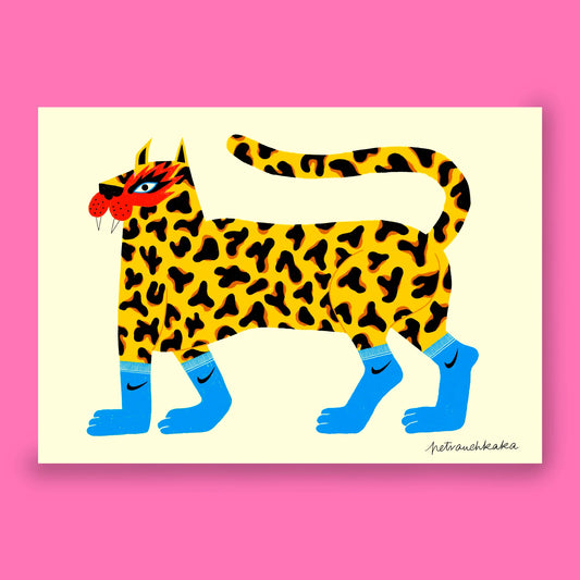 Impression - Tigre Chaussettes Nike
