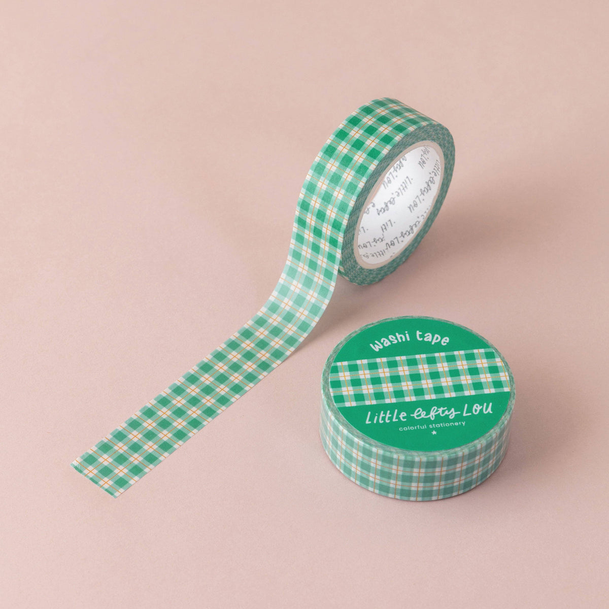 Washi Tape - Vichy Vert