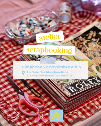 Atelier Scrapbooking à Nantes - Dimanche 22 novembre - 15h